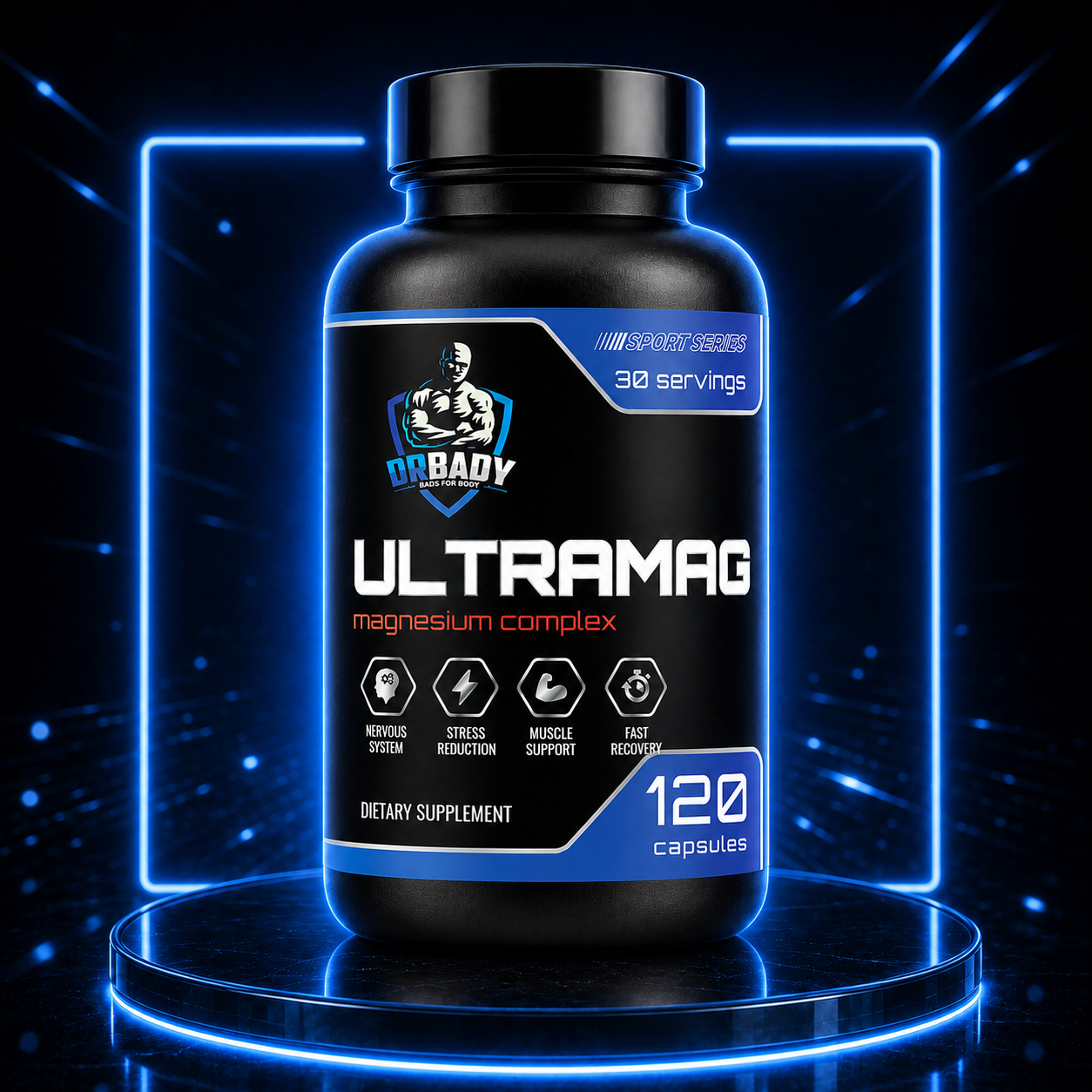 DrBADY ULTRAMAG Magnesium complex 120 CAPS