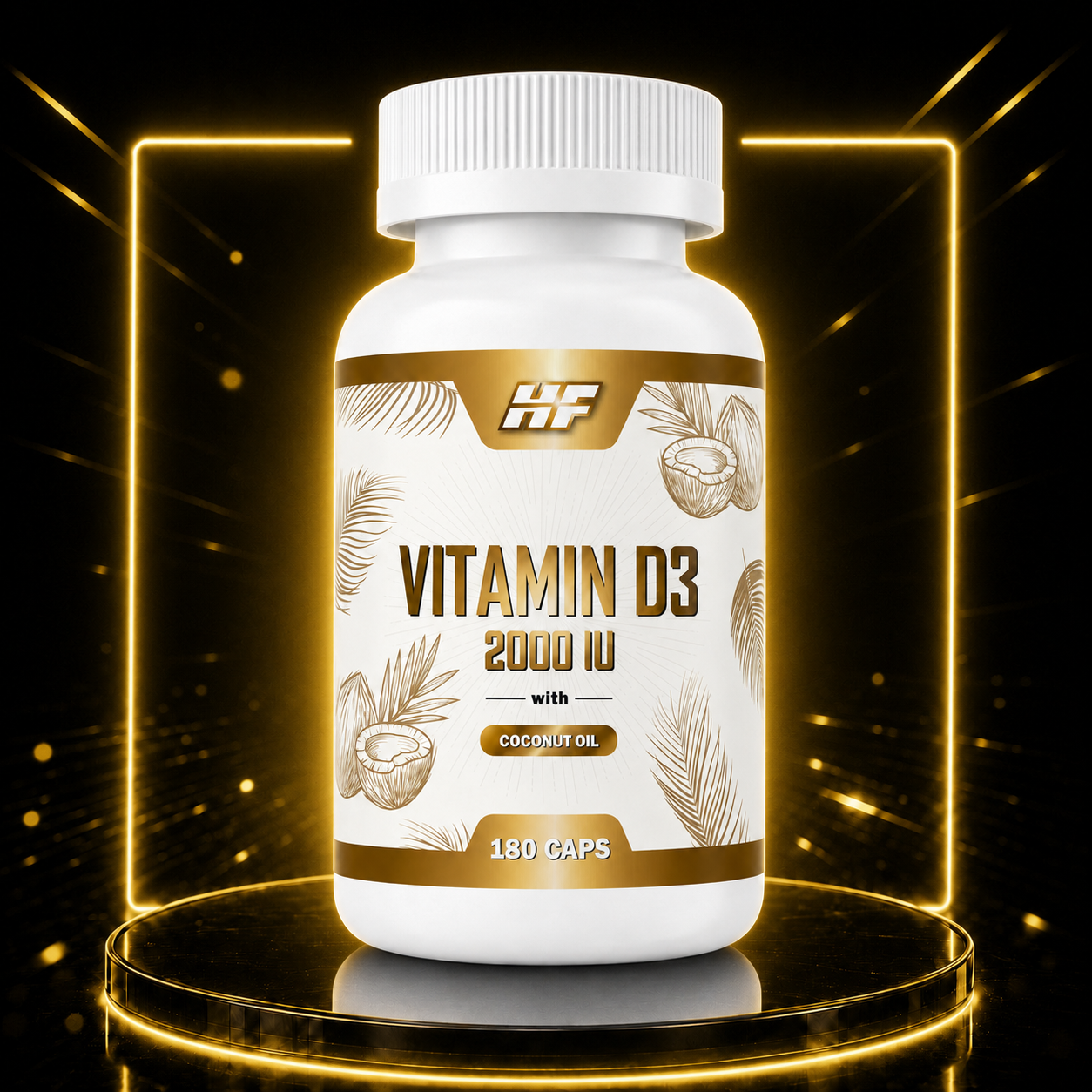 HF Vitamin D3 2000me 180 SOFT