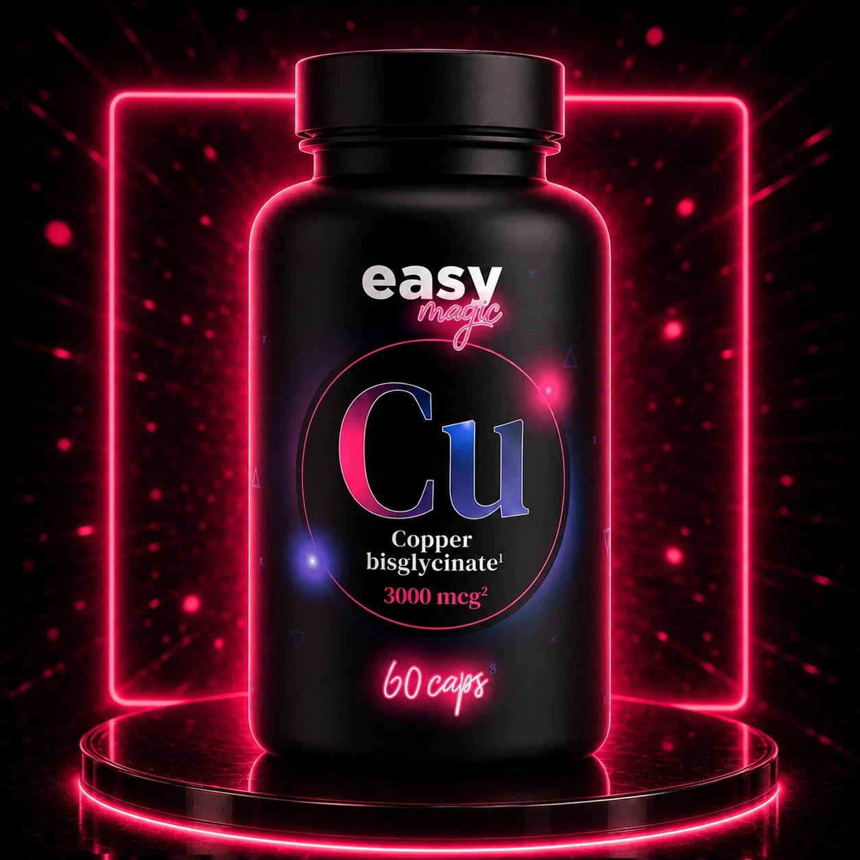 EasyMagic COPPER BISGLYCINATE 60 CAPS