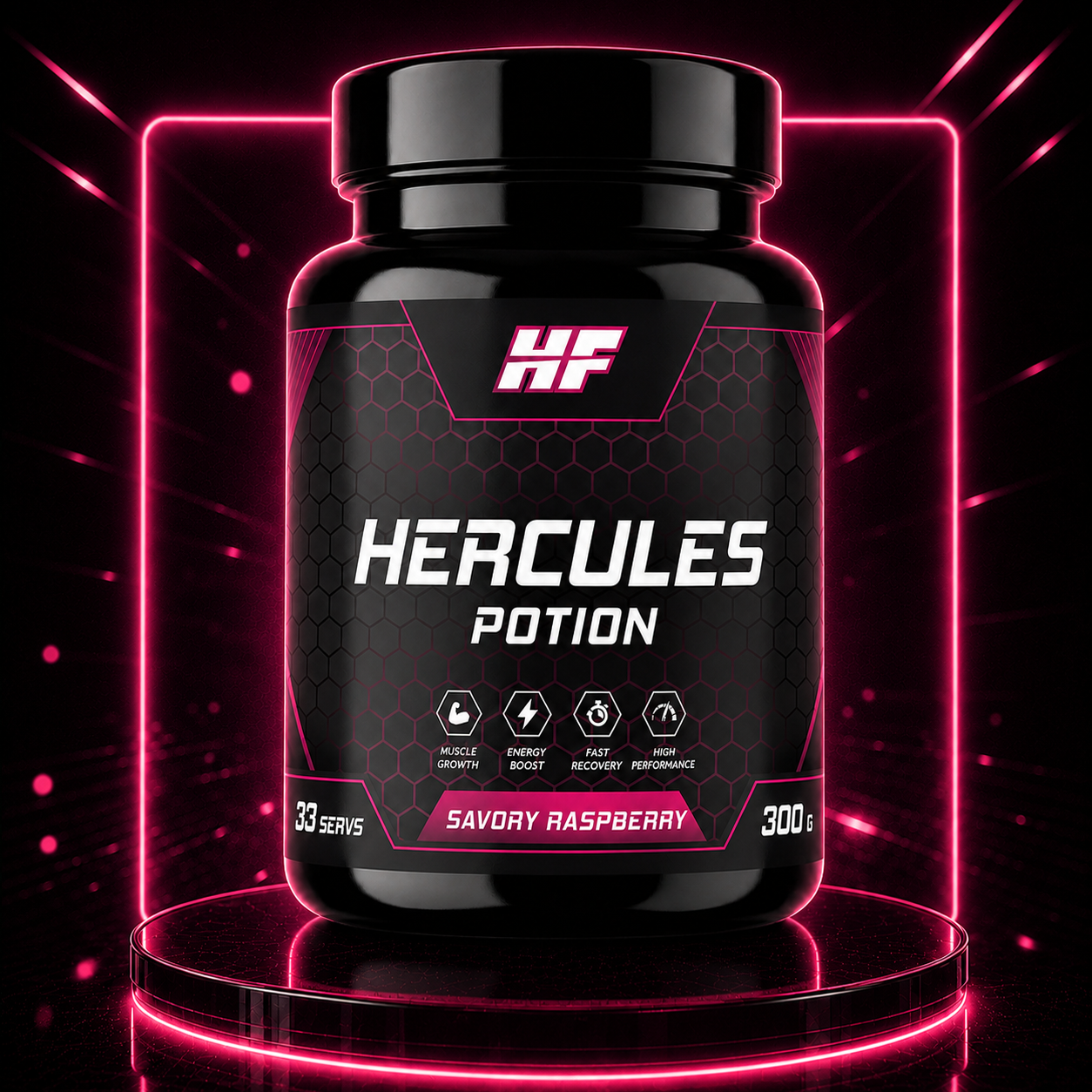 HF Hercules SAVORY RASPBERRY 300g