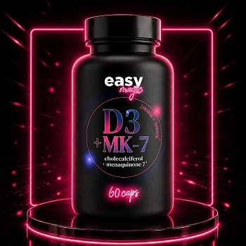 EasyMagic VITAMIN D3 + K2 60 CAPS