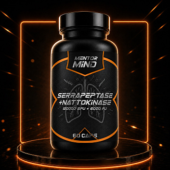 MentorMind Serrapeptase + Nattokinase 60 CAPS