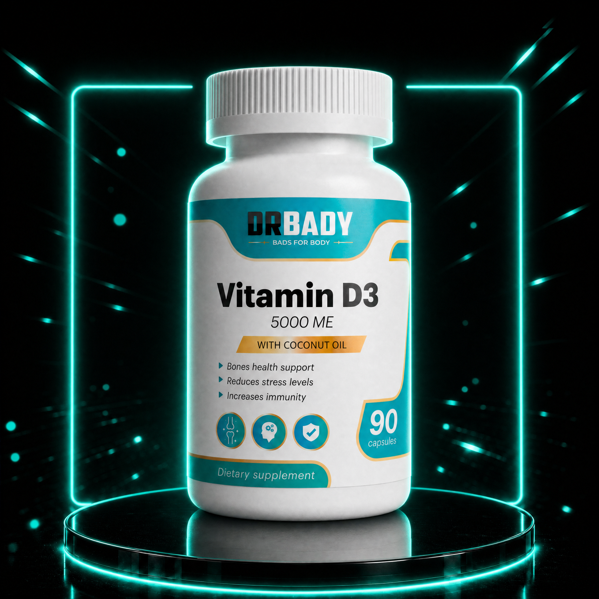 DrBADY Vitamin d3 5000me 90 CAPS