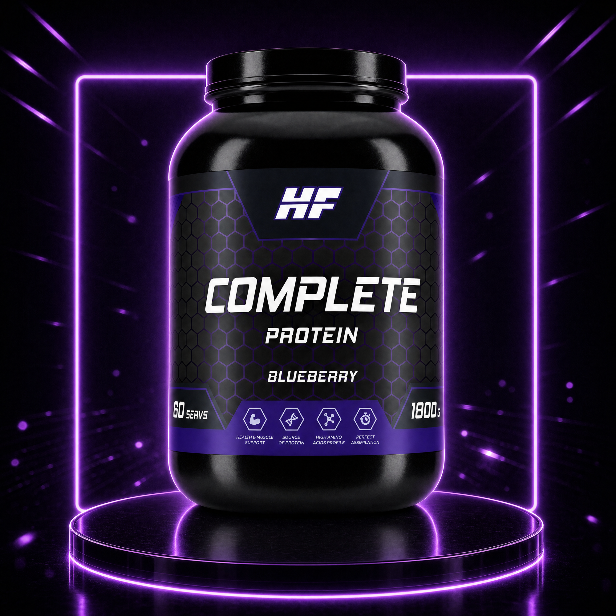 HF Protein Blueberry  1800g